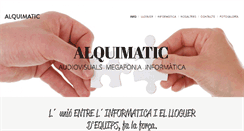 Desktop Screenshot of alquimatic.com