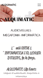Mobile Screenshot of alquimatic.com